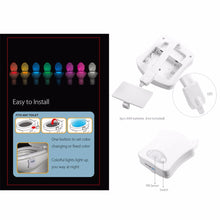 8-Color Led Motion Toilet Light