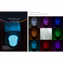 8-Color Led Motion Toilet Light