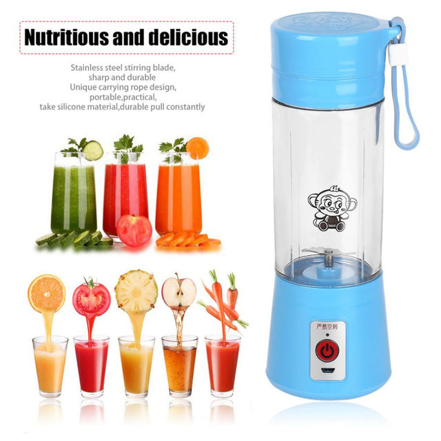 Portable USB Electric Juicer Bottle Blender