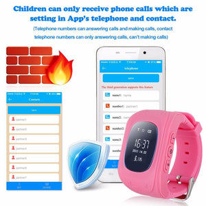 Smart GPS Kids Safe Watch & Activity Tracker