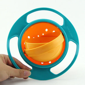 360 Rotate Spill-Proof Bowl for Kids