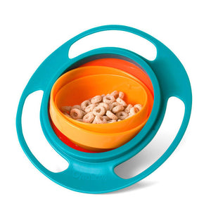 360 Rotate Spill-Proof Bowl for Kids