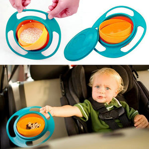 360 Rotate Spill-Proof Bowl for Kids